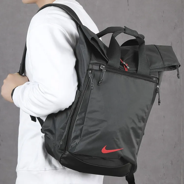 Nike Polyester Backpack Regular Unisex Black-5