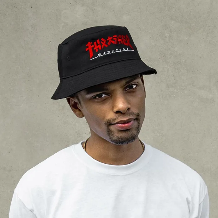 Thrasher Polyester Bucket Hats Unisex-5