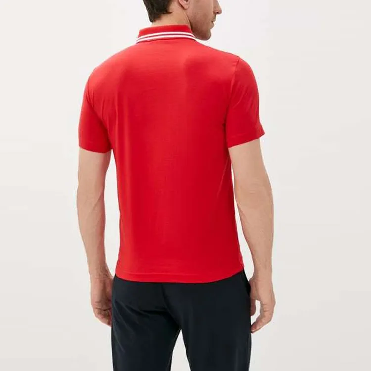 EMPORIO ARMANI Polo Shirts Men Red-4