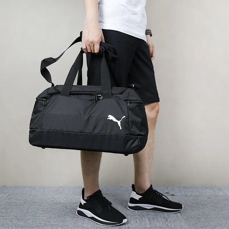 PUMA Artificial Leather Handbag Shoulder Bag Crossbody Bag Gym Bag Regular Unisex Black-4