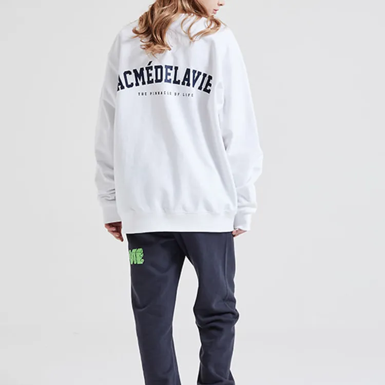 Acme De La Vie/ADLV Crew Neck Regular Sweatshirt Unisex White-3