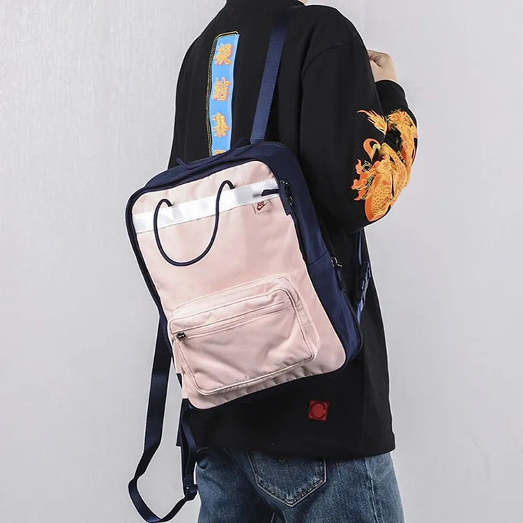 Nike Polyester Handbags Backpack Kids' Bags Regular Unisex Pink Blue-3
