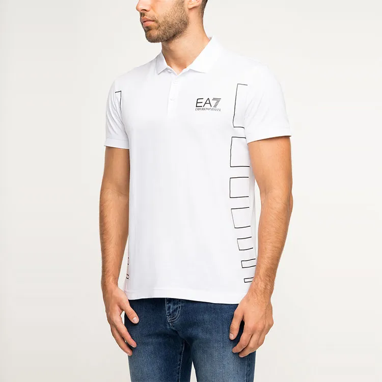 EMPORIO ARMANI EA7 SS19 Polo Shirt Men's White-2