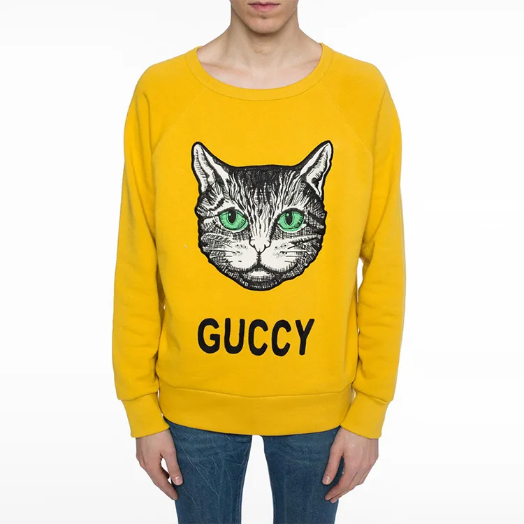 GUCCI Sweatshirts Men Yellow-1