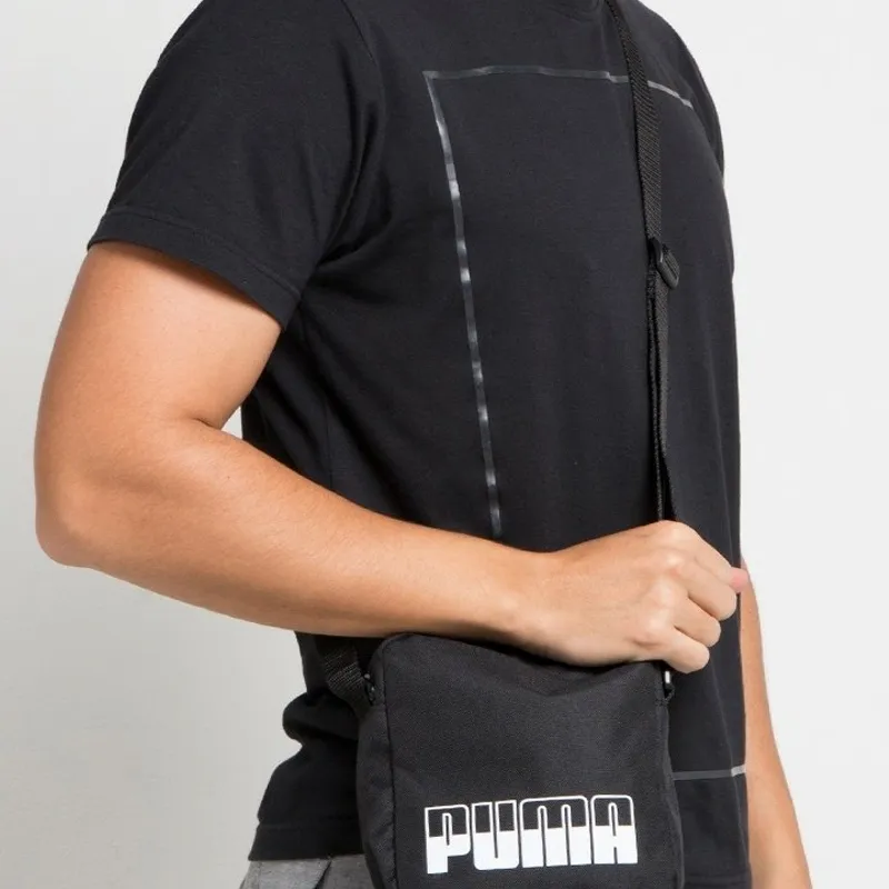 PUMA Polyester Portable Crossbody Bag Shoulder Bag Unisex Black-5