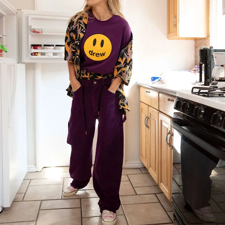Drew House Smiley Collection Shirts Unisex Multicolor-3