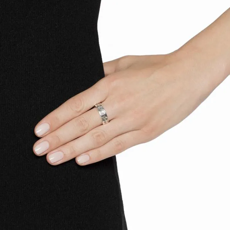 GUCCI Ghost Skull Ring Silver-3