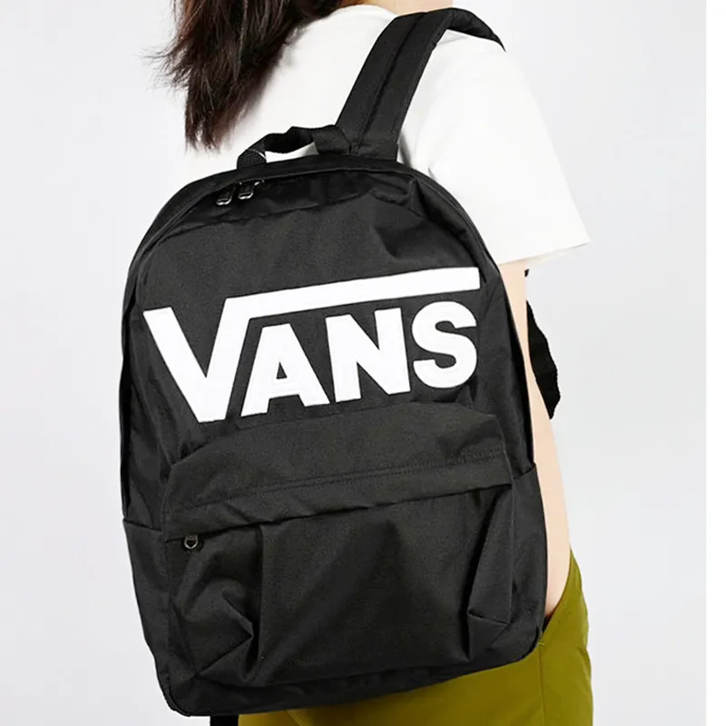 Vans Old Skool Collection Polyester Backpack Regular Unisex Black-4