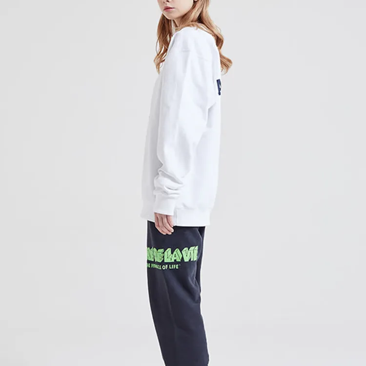 Acme De La Vie/ADLV Crew Neck Regular Sweatshirt Unisex White-4