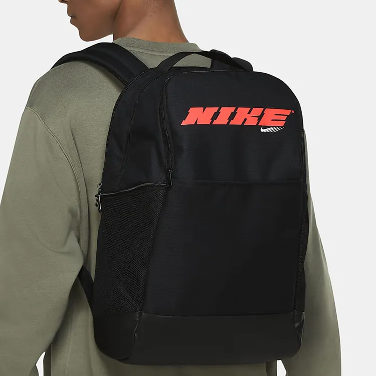 Nike Polyamide Backpack Regular Unisex Black-3