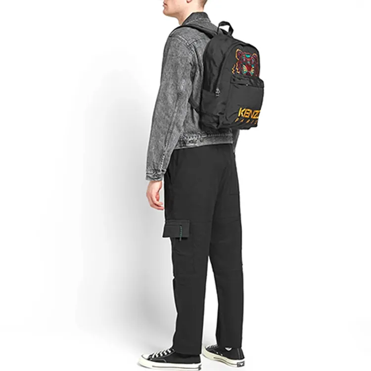 KENZO Polyester Backpack Regular Unisex Black-5