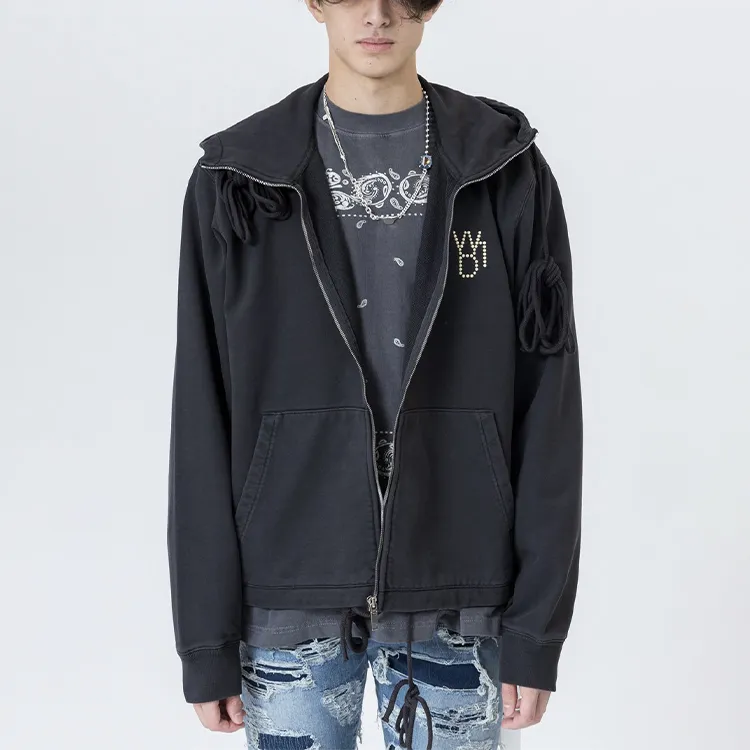 WE11DONE Sweatshirt Unisex Charcoal-1