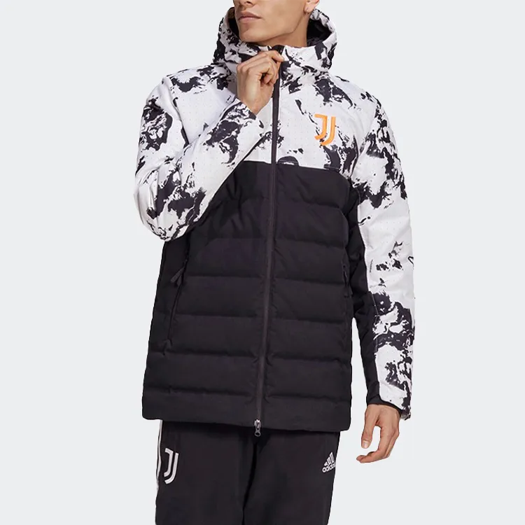 Adidas Down Jackets Men Black/White-3