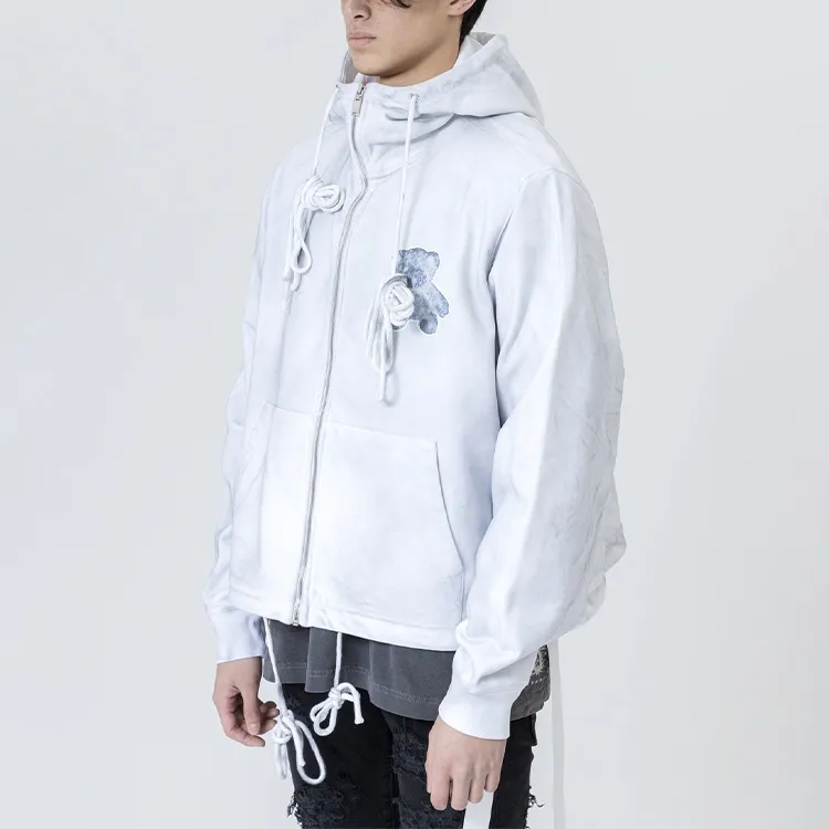 WE11DONE Teddy Sweatshirts Unisex White-3