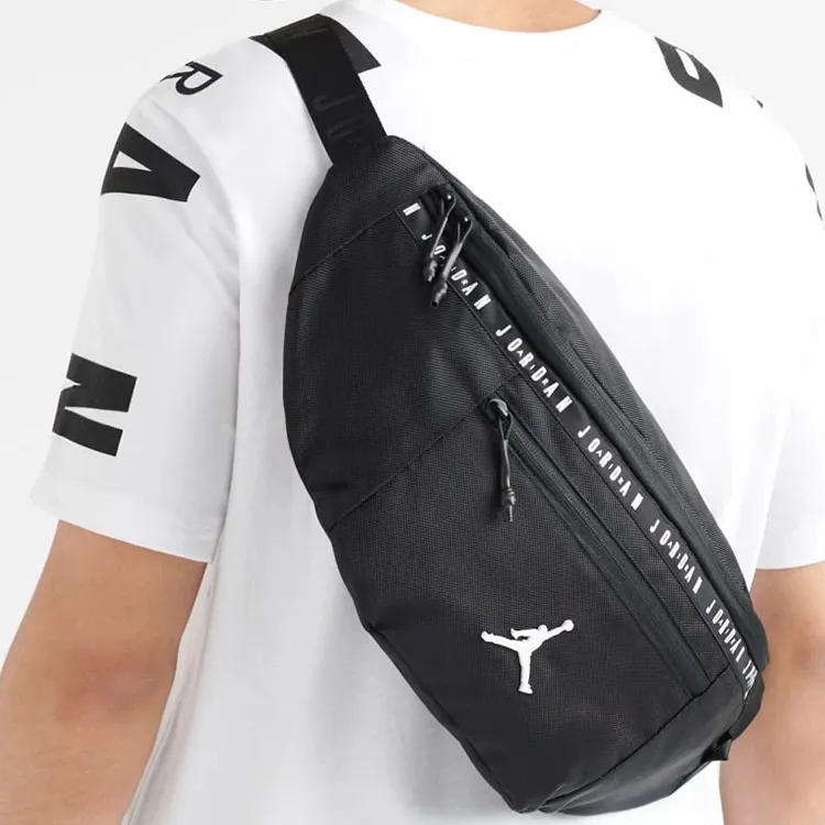 Jordan Polyester Crossbody Bag Sling Bag Fanny Pack Regular Unisex Black-5