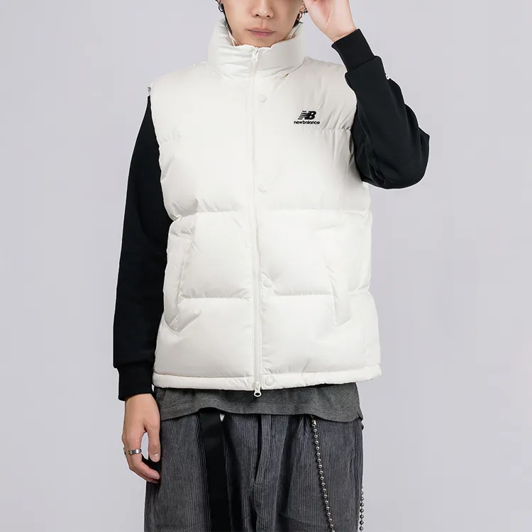 New Balance Casual Down Vest Unisex White-4