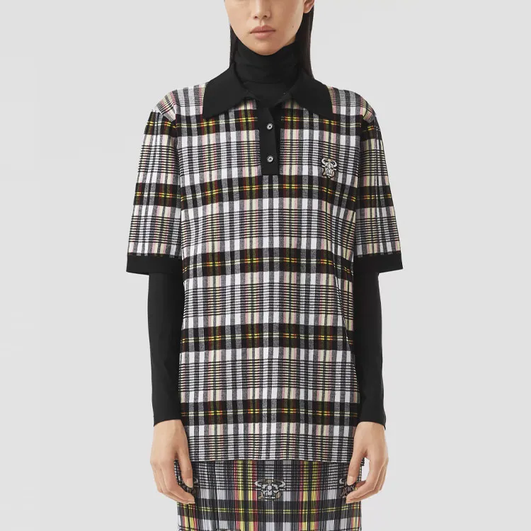 Burberry SS21 Polo Shirt Women's Black-2