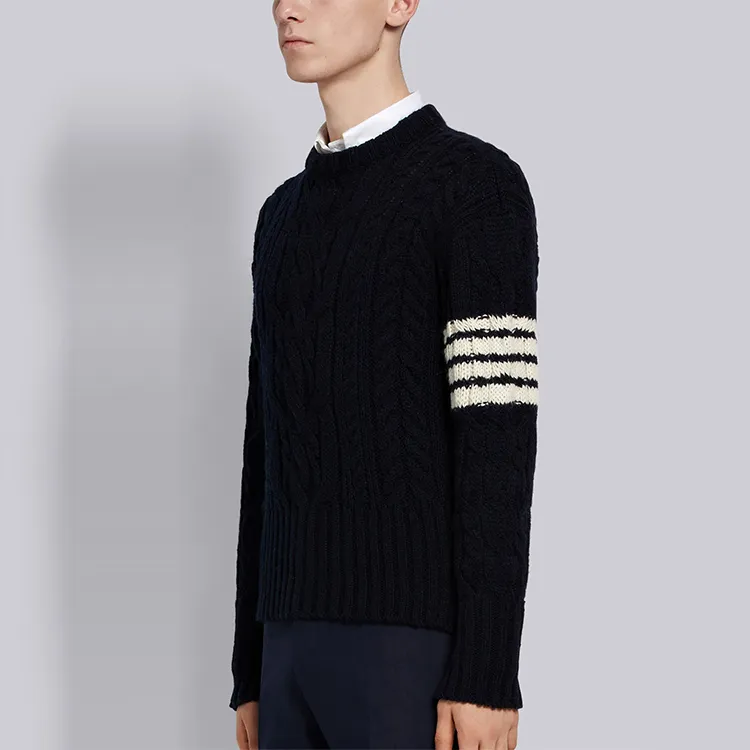 THOM BROWNE Sweaters Men Dark Blue-3