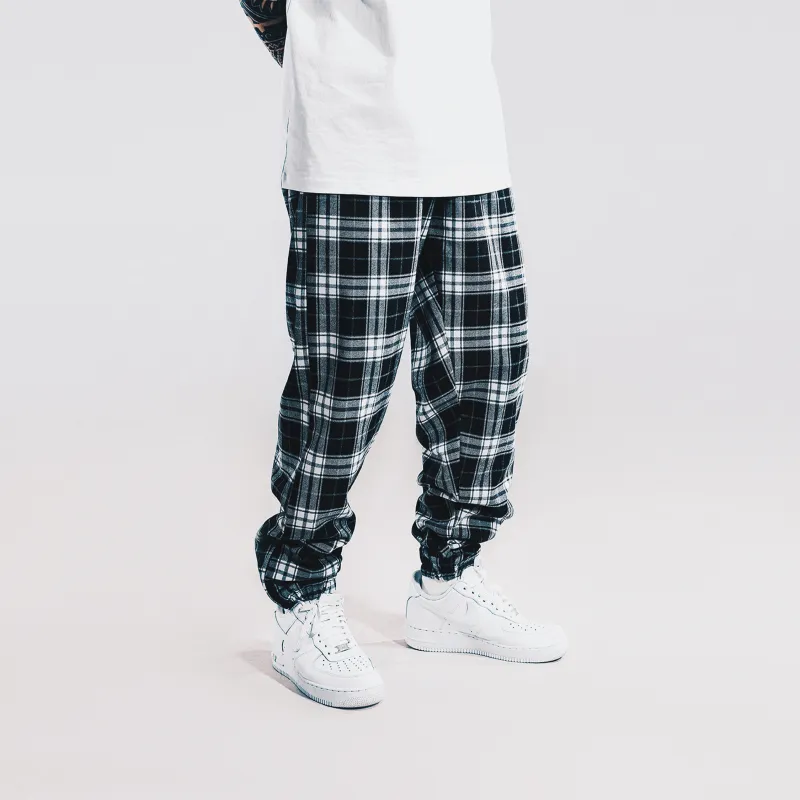 XxDESIGN Knitted Sweatpants Unisex Black/White-5
