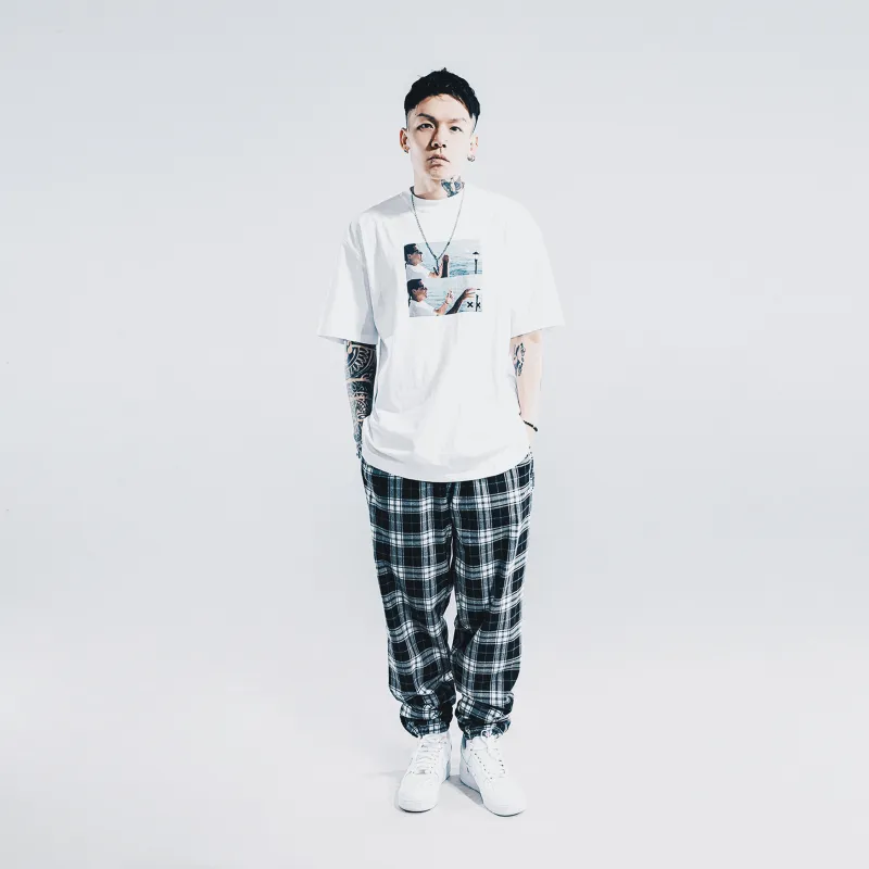 XxDESIGN Knitted Sweatpants Unisex Black/White-3