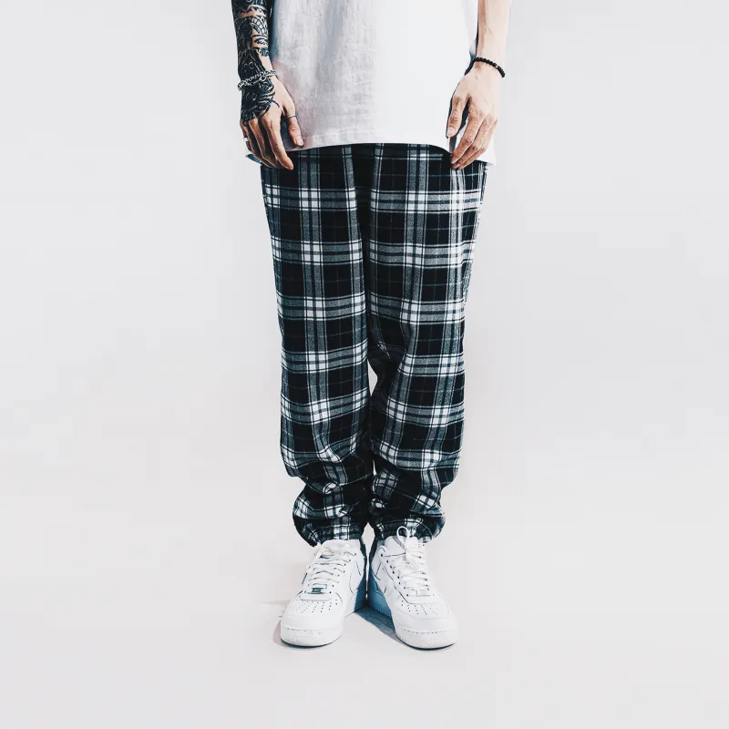 XxDESIGN Knitted Sweatpants Unisex Black/White-4
