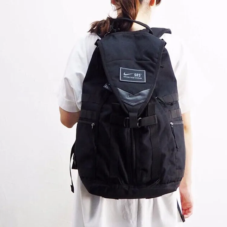 Nike Polyester Backpack Regular Unisex Black-5