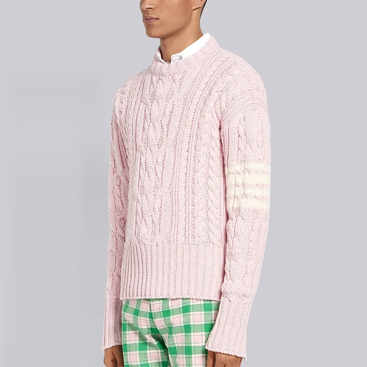 THOM BROWNE Sweaters Men Pink-1
