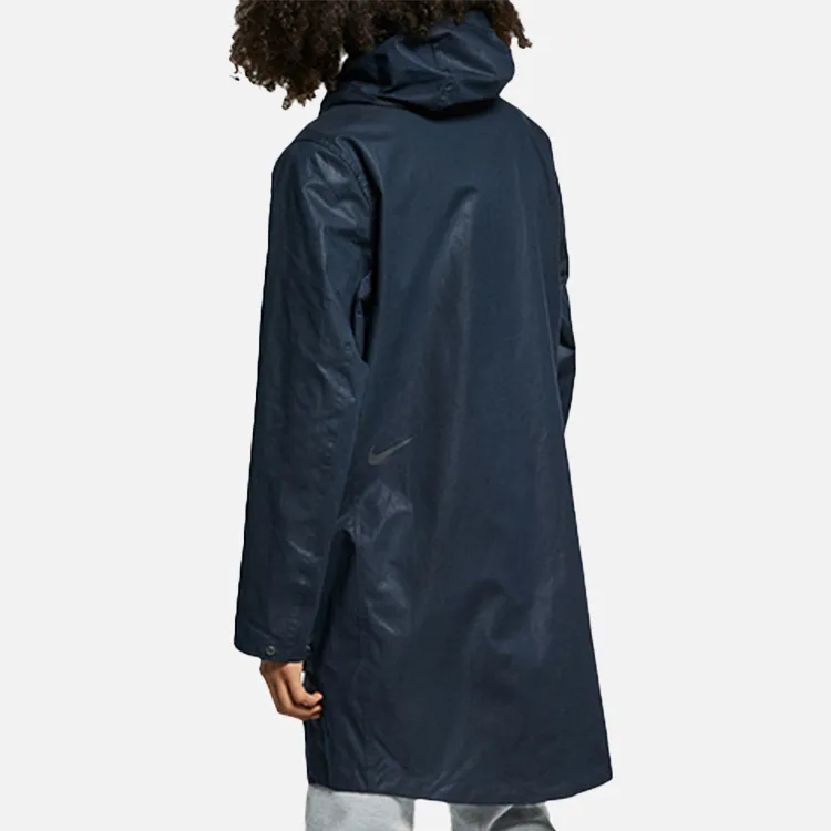 Nike Trench Coats Men Blue-3