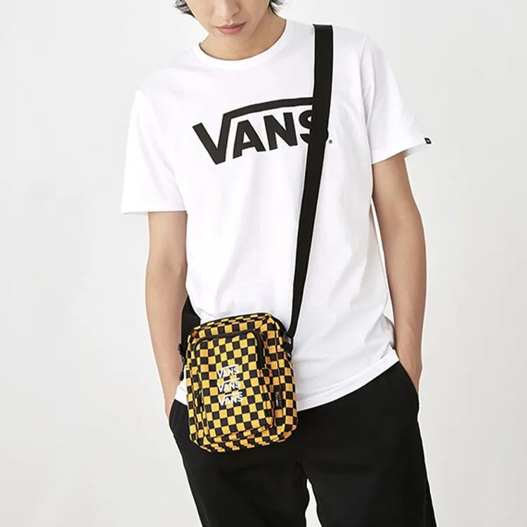 Vans Fabric Crossbody Bag Regular Unisex Black Yellow-5