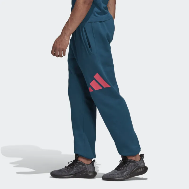 Adidas Knitted Sweatpants Men Blue-5