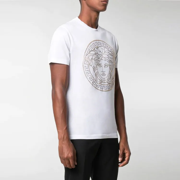VERSACE Embellished Crewneck T-Shirt-6