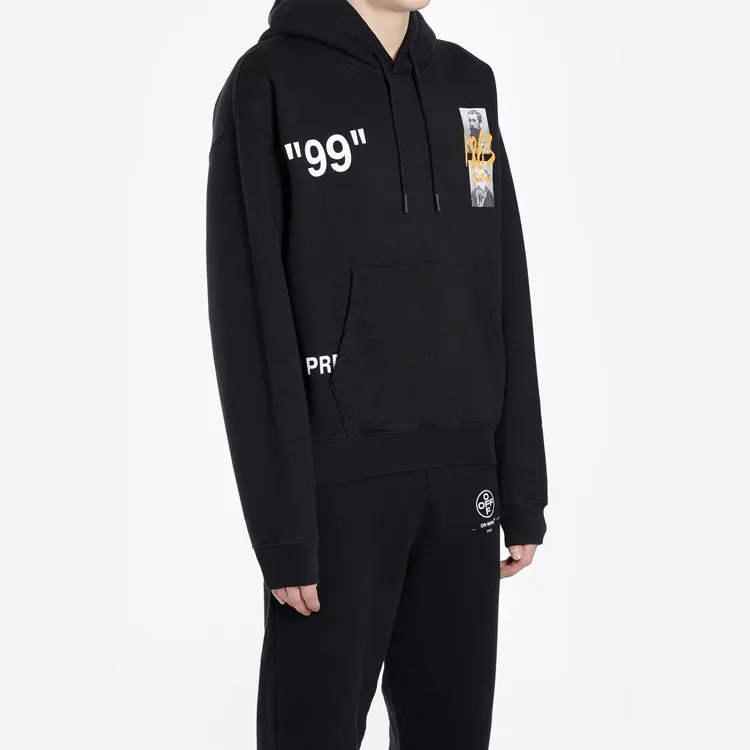 OFF WHITE Summer Graphic Print Hoodie-3