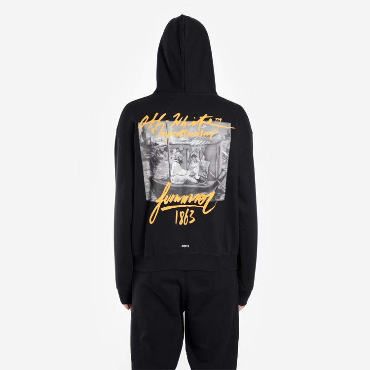 OFF-WHITE Summer Graphic Print Hoodie XS - POIZON