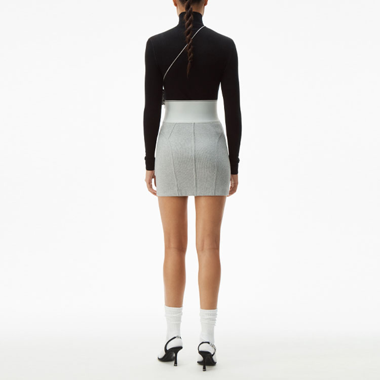 Alexander Wang Casual Short Skirts Women's Gray - POIZON
