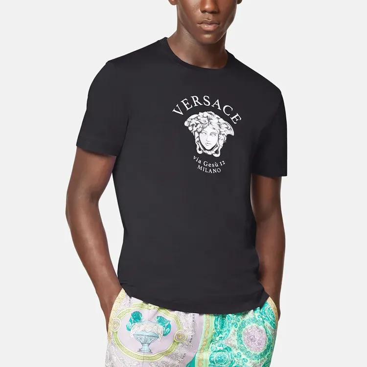 VERSACE VERSACE T Shirt Men's Black-4