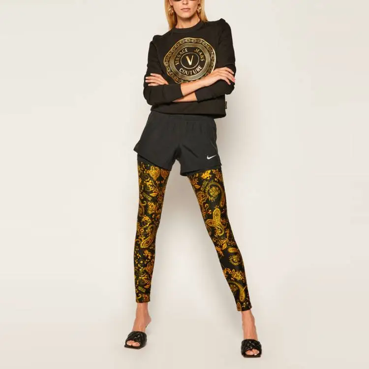 VERSACE JEANS COUTURE Sweatshirts Women's Black-5