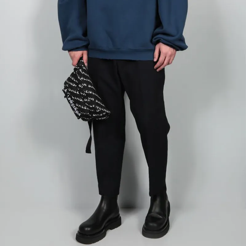 Balenciaga WHEEL Nylon Fanny Pack Regular Unisex Black White-4