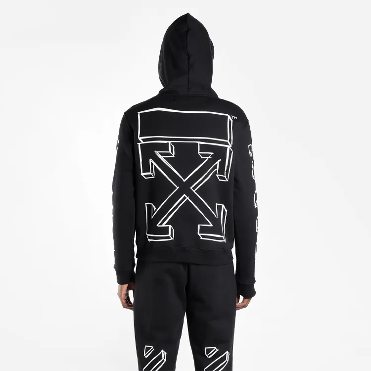 OFF-WHITE Chain Arrow Slim Hoodie-3