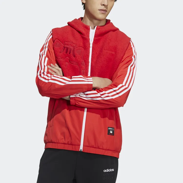 My King Mansleep X Adidas Neo Jackets Men Bright Red-1