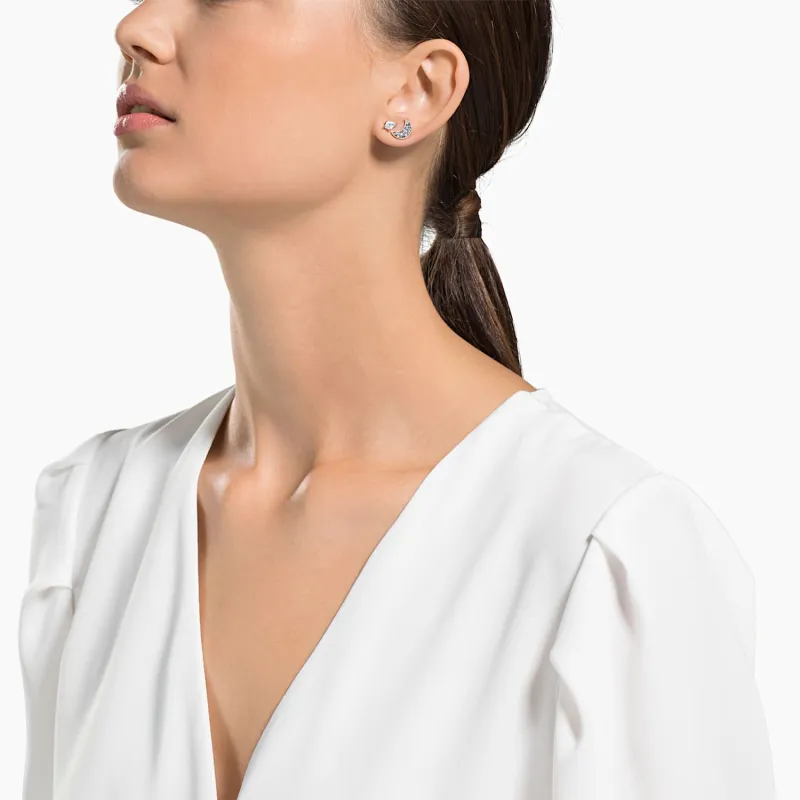 Swarovski Faux Crystal Stone Hoop Earring Set Women's-4