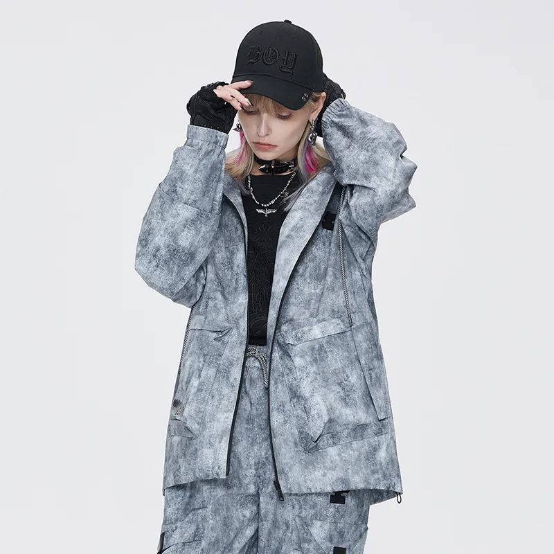 Boy London SS21 Jacket Unisex Silver Gray-5