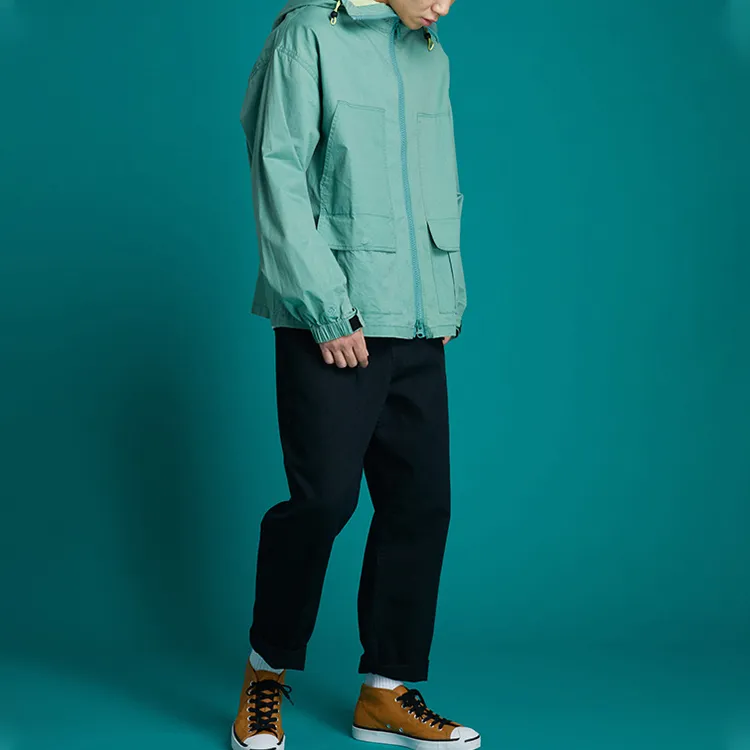 Converse Jackets Men Washed Sea Blue-2