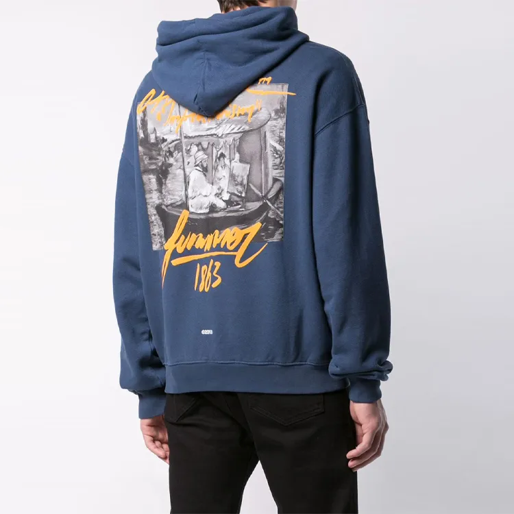 OFF WHITE Summer Graphic Print Hoodie-2
