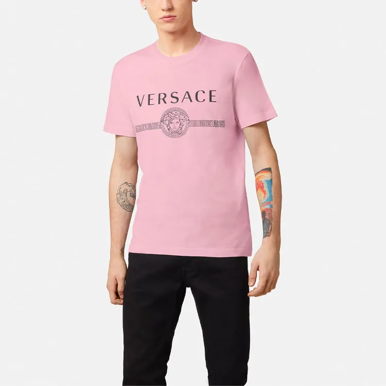 FANSIZHE VERSACE T Shirt Men's Pink-1