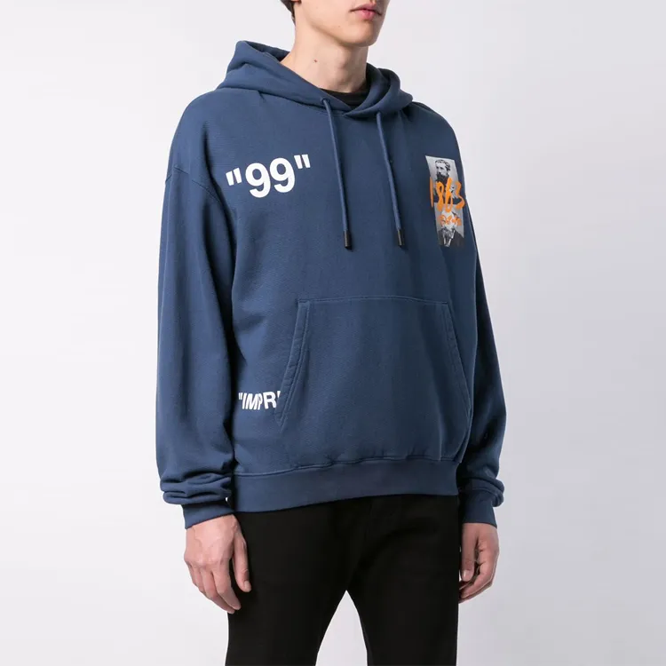OFF WHITE Summer Graphic Print Hoodie-1