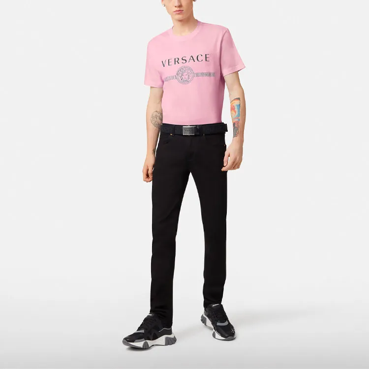 FANSIZHE VERSACE T Shirt Men's Pink-3