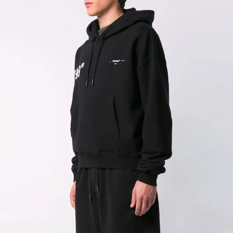 OFF WHITE Ice Man Graphic Print Hoodie-2