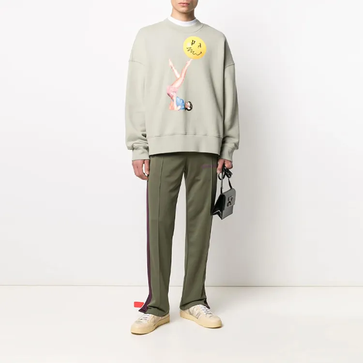 PALM ANGELS Juggler Pin Up Crewneck Sweatshirt-2