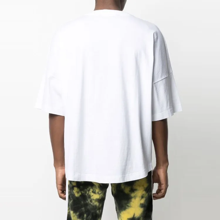 PALM ANGELS Degradé Logo Print Cotton T shirt-4