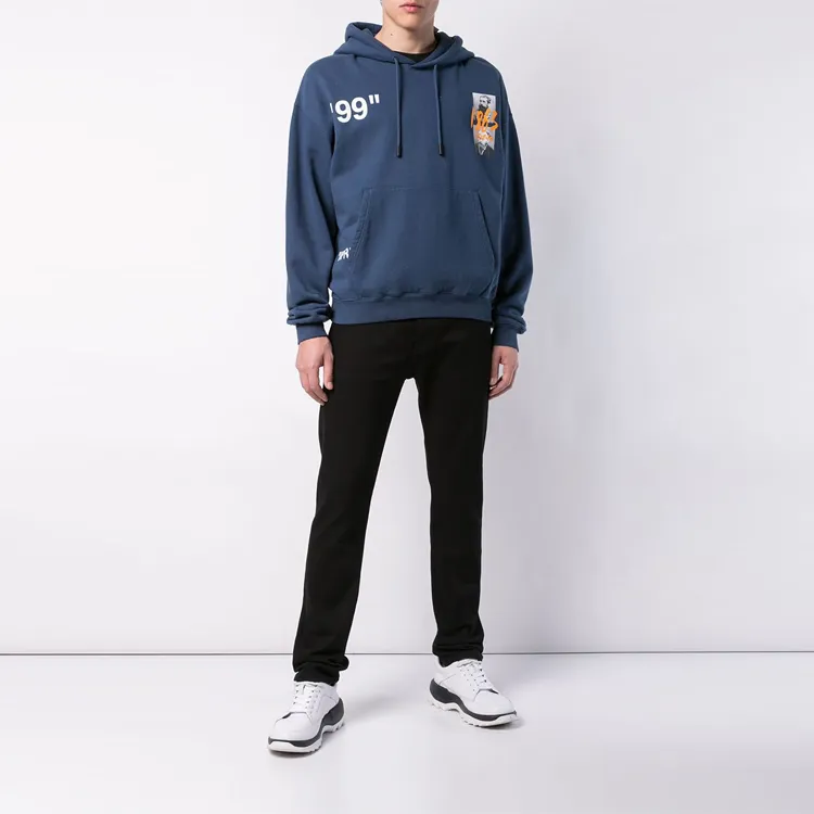 OFF WHITE Summer Graphic Print Hoodie-3